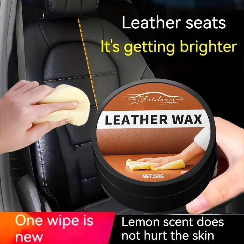

Universal Leather Seat Polish - Multi-Purpose Car Interior Maintenance Cream for Upholstery & Plastic Restoration, Abs Plastic F
