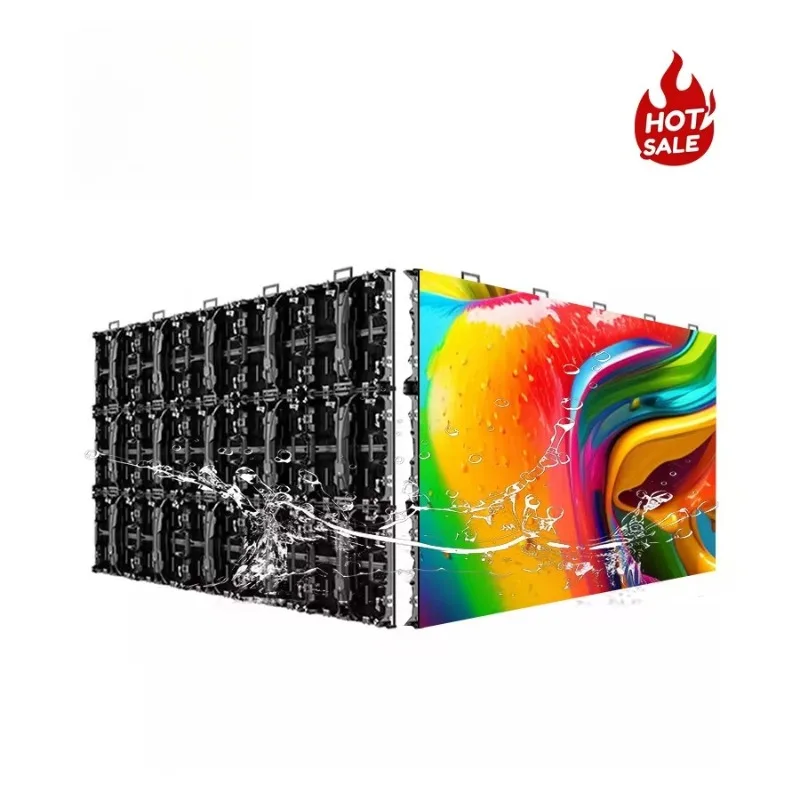 6500Nits High Bright P4.81 IP65 LED Video Wall Easy Install Indoor Outdoor Rental Stage Display Screen For Event Ads