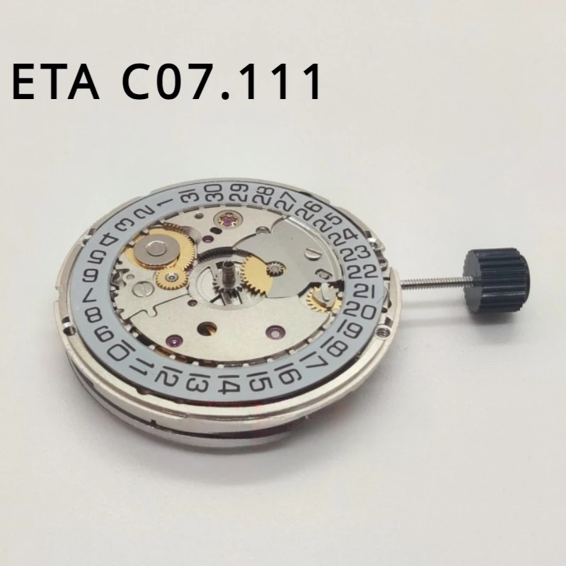 

Chinese Brand New Substitute 80 Swiss Eta C07.111 Movement C07111 Three Needle Single Calendar Watch Mouvement Accessories