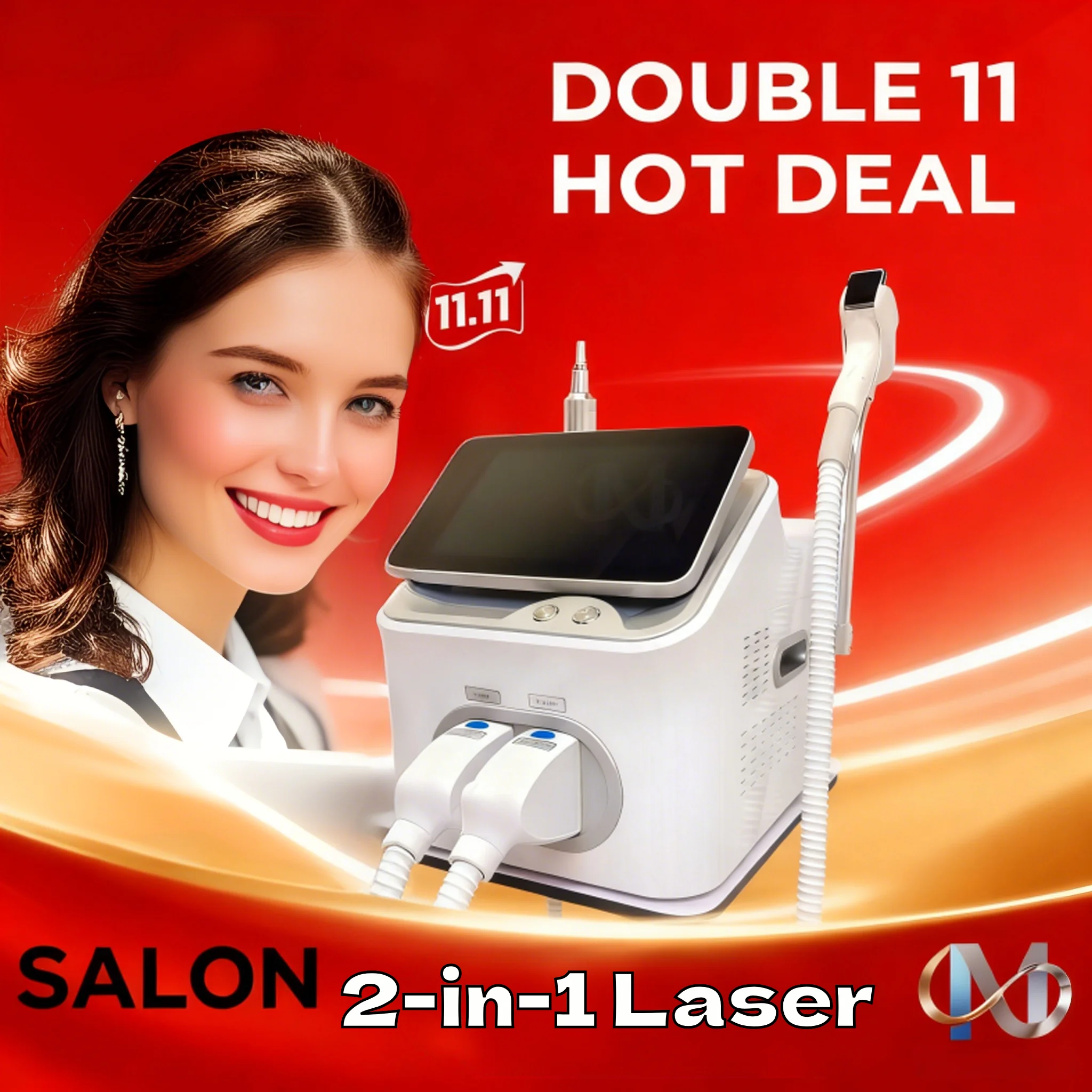 2026 2in1 سوبرانو تيتانيوم آيس 4000 واط ديود 755/808/940/1064nm 4-موجة إزالة الشعر بالليزر بيكو ثانية إزالة الوشم غير مؤلم بيرما #1