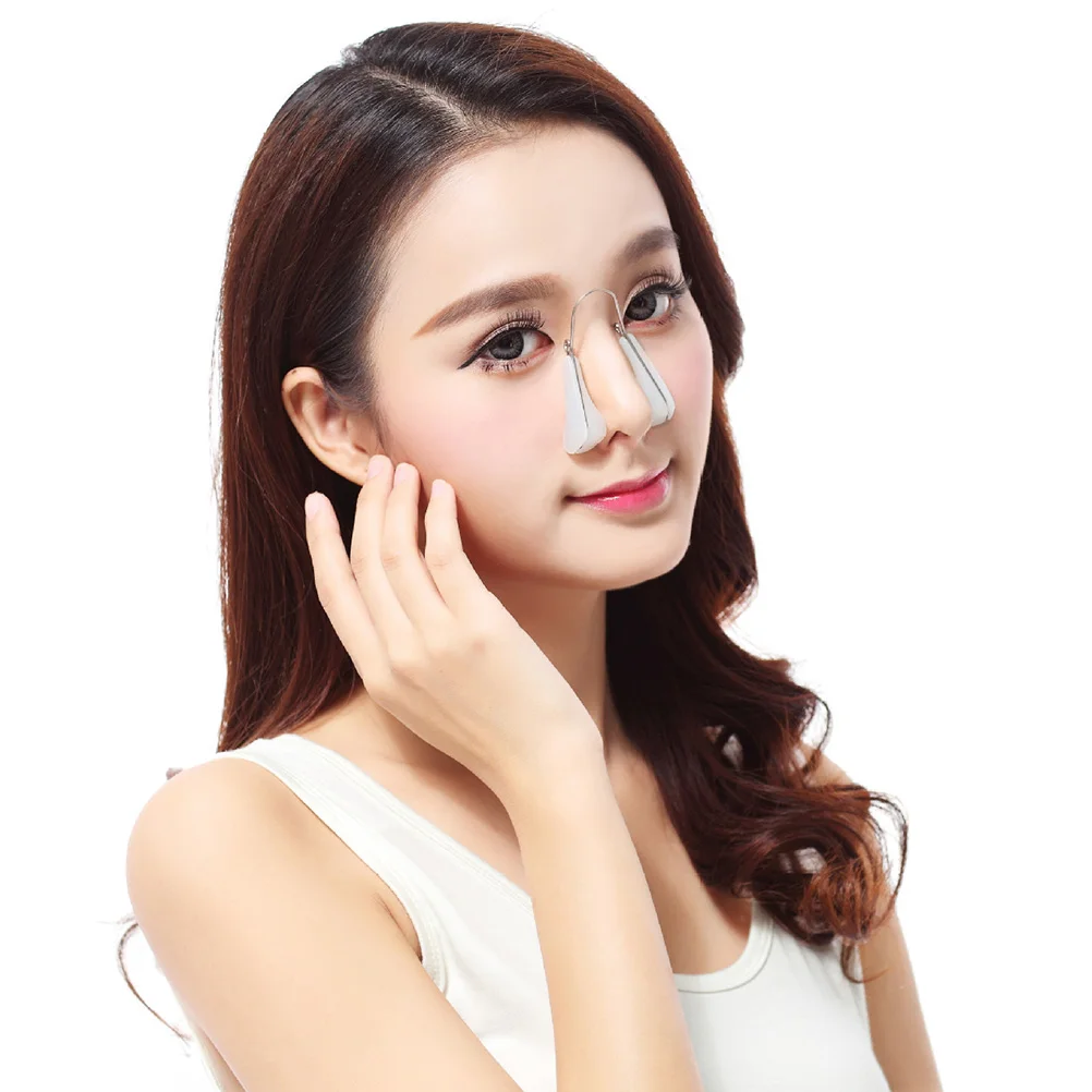 

Nose Lifting Shaper Clip Set Straightening Bridge Corrector Beauty Tool for Women Girls Ladies White No Surgery Needed