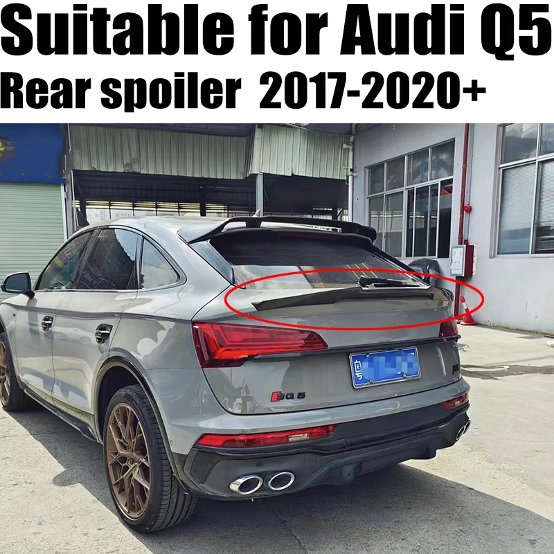 

Professional Car Spoilers Factory ABS Rear Wing Boot Mid Spoiler For Audi Q5 S Line SQ5 MK2 2017 2018 2019 2020+