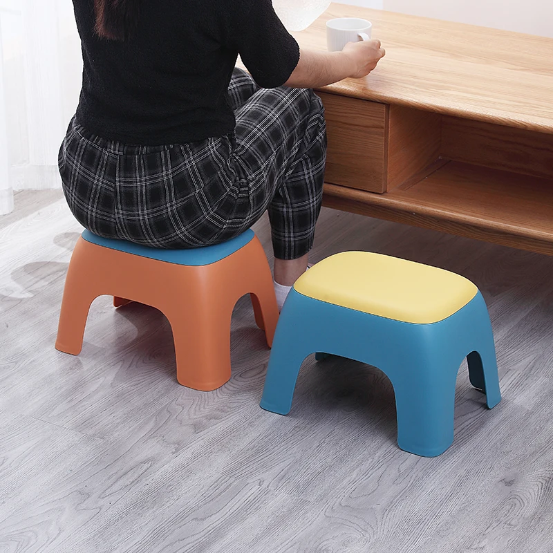 

Household children's low stools, small benches adult chairs, thickened plastic stools in the living room, toilet anti slip