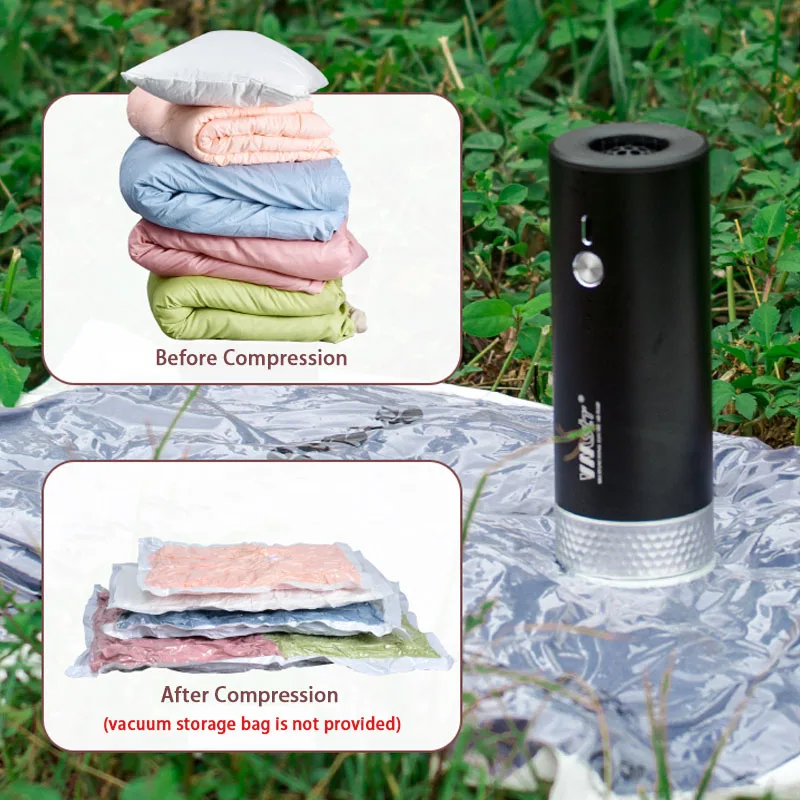 Многофункциональный пылесос 3-в-1, беспроводной ручной пылесос с воздушной помпой для кемпинга, с перезаряжаемым устройством типа с