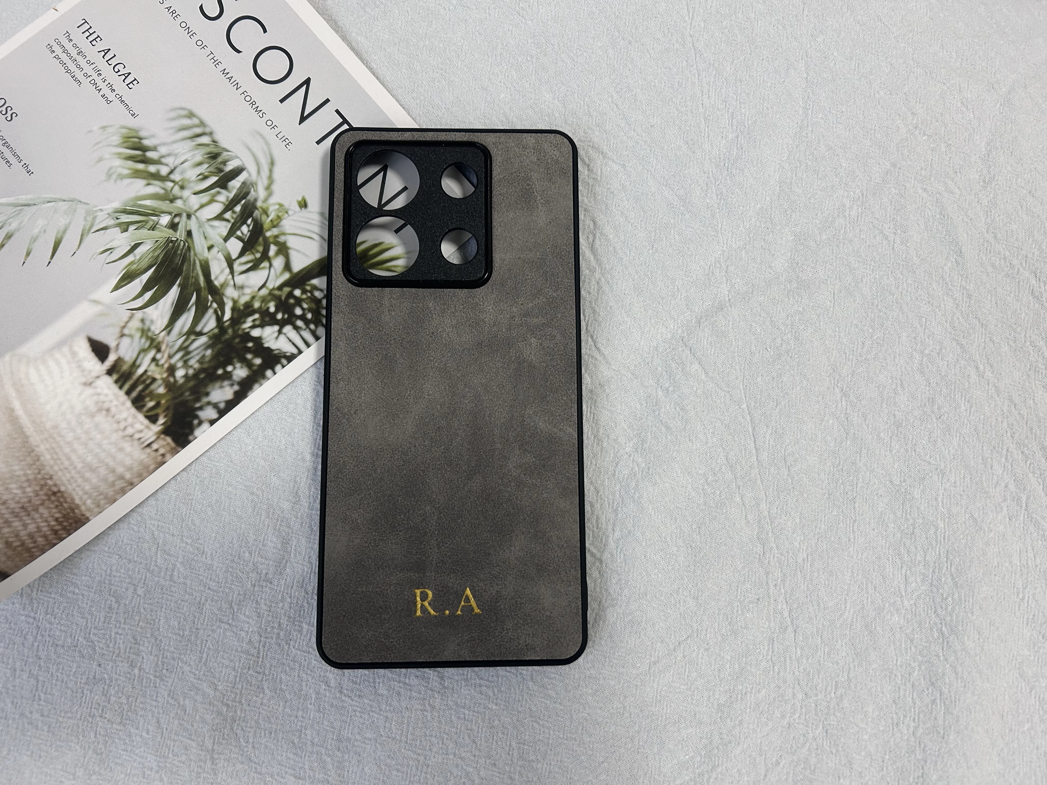 حافظة أولية مخصصة باسم مخصص لهاتف سامسونج جالاكسي S25 S23 S24 Ultra Plus S22 S20 S21 FE أغطية جلد الغنم coque #5