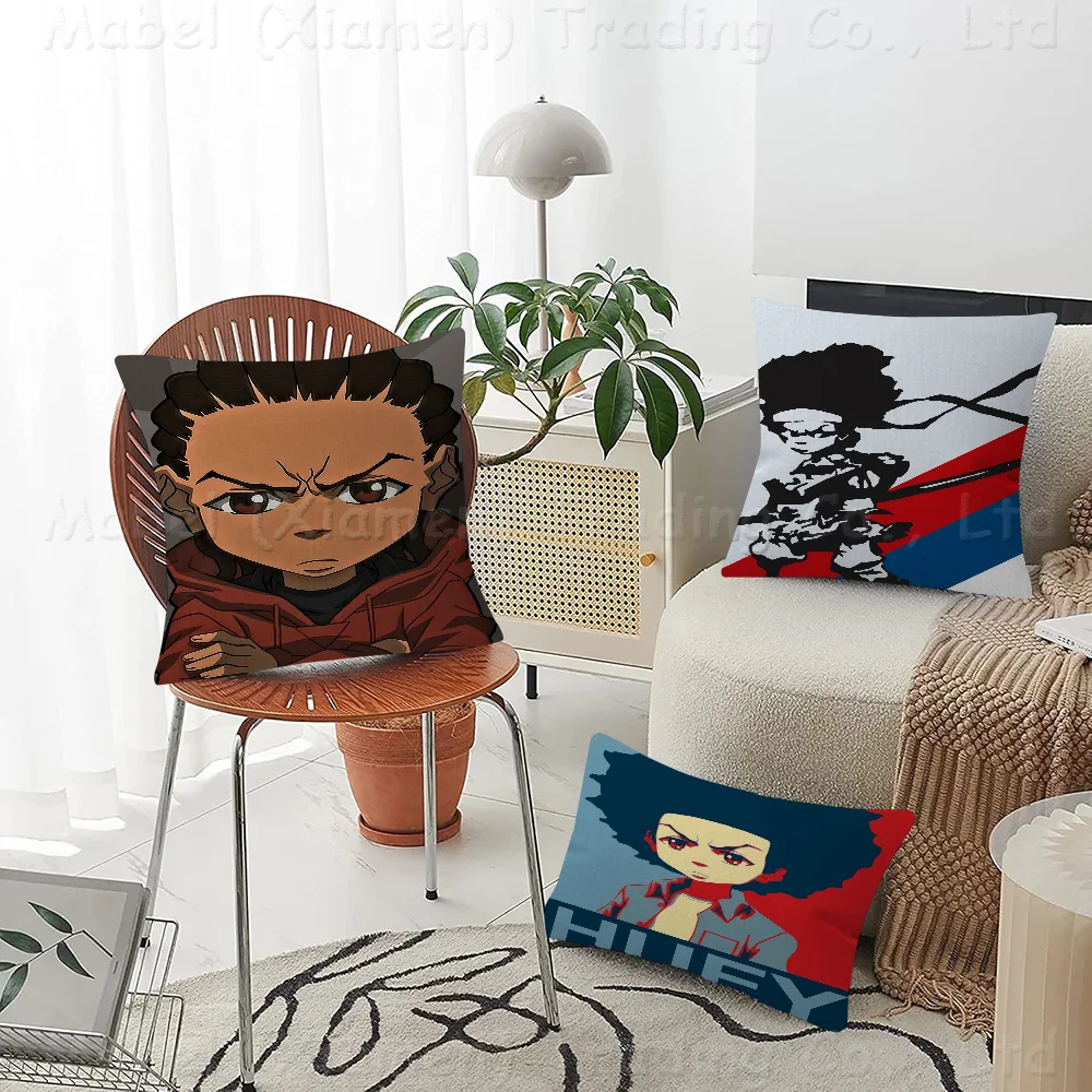 

Huey Freeman The Boondocks 45*45cm Cushion Cover Pillow Cover Decor Pillowcase Home Pillowcase For Couch Pillow