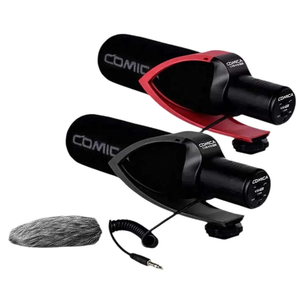 Microphone canonique COMICA CVM-V30 PRO, super cardioïde, à condensateur, pour appareil photo Canon, Nikon, Sony, Panasonic DSLR