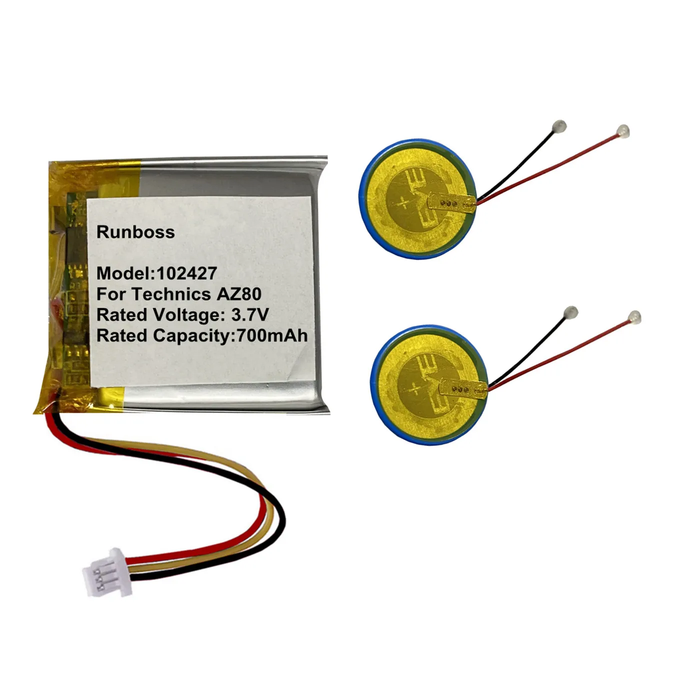 

3PCS/Lot Original Replaces 85mAh Z75 1454 700mAh 102427 Battery For Technics AZ80 EAH-AZ80 True Wireless Gaming Earbuds Buds TWS