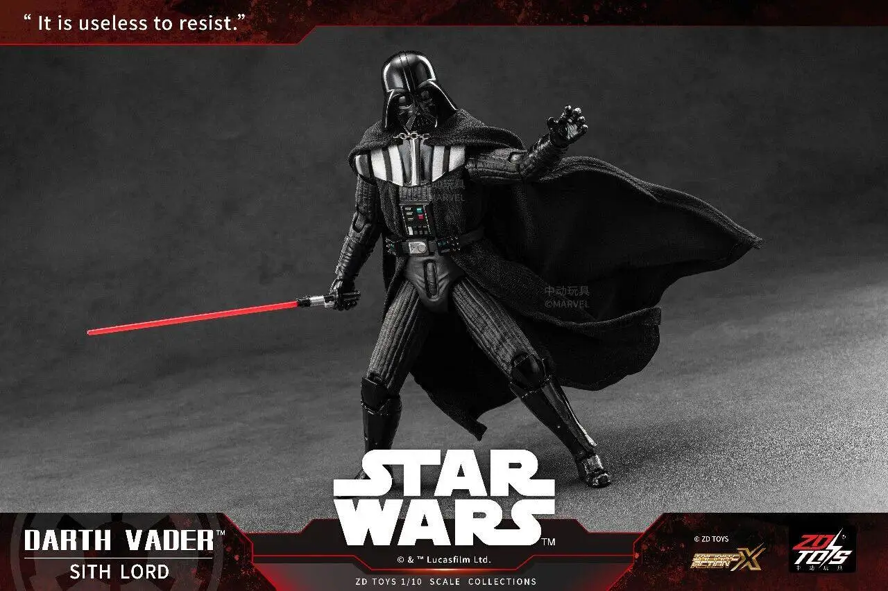 ZDTDS Star Wars Action Figure Mandalorian Din Djarin Darth Vader Grogu Storm Trooper Luke Skywalker Joint Movable Toy Model Gift view 3