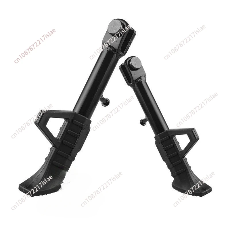 Foot support Thickened electric vehicle side support Adjustable motorcycle unilateral partial support station foot side tripod