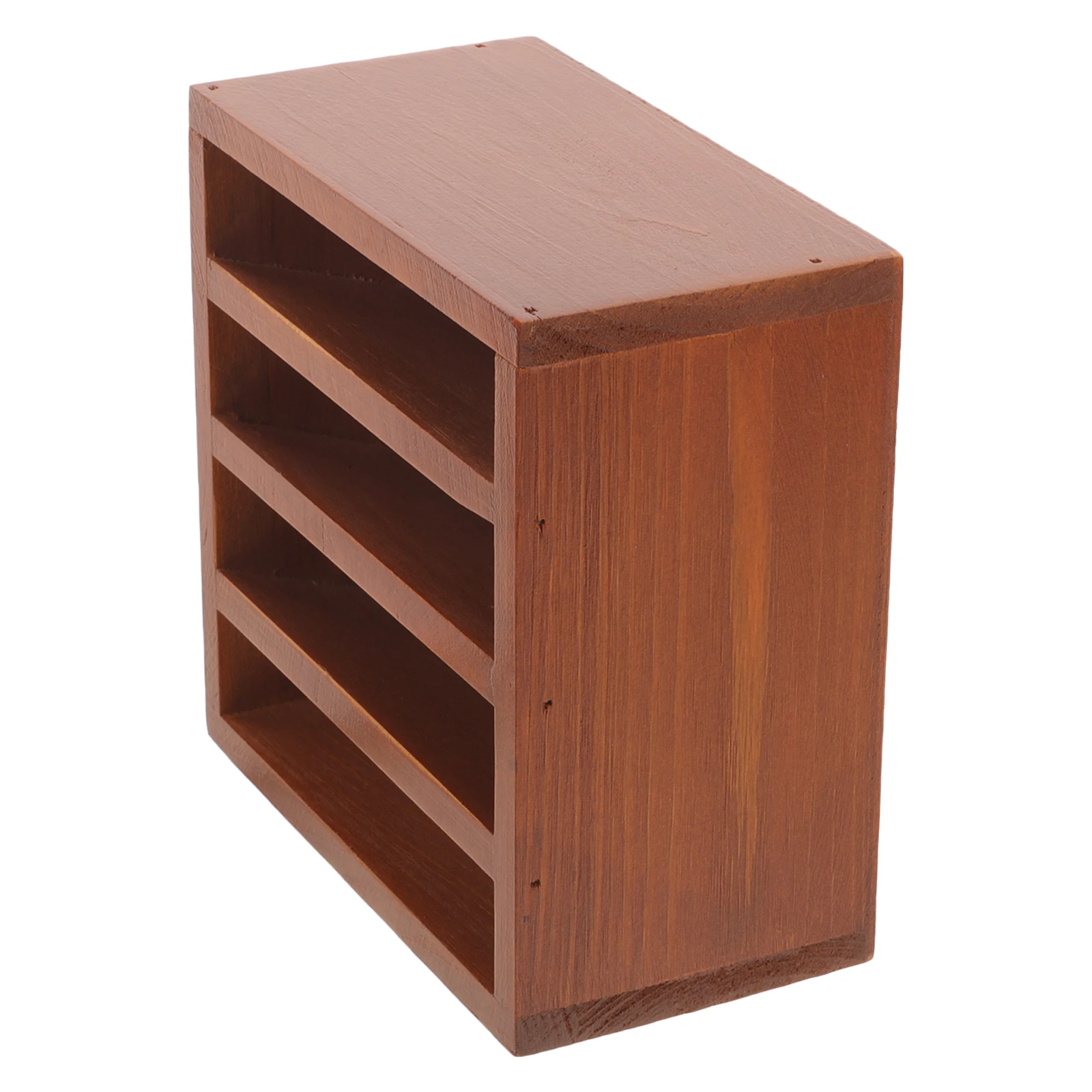 

Wooden Lipstick Organizer Storage Box Smooth Surface Makeup Holder Desktop Organizer for Bedroom Dresser Vanity