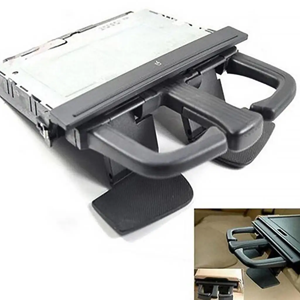 

Folding Front Car Cup Holder Dual Seat Organizer for Drinks Black Center Console for VW Rabbit Passat B6 for audi A3 A4 Q5 Q7