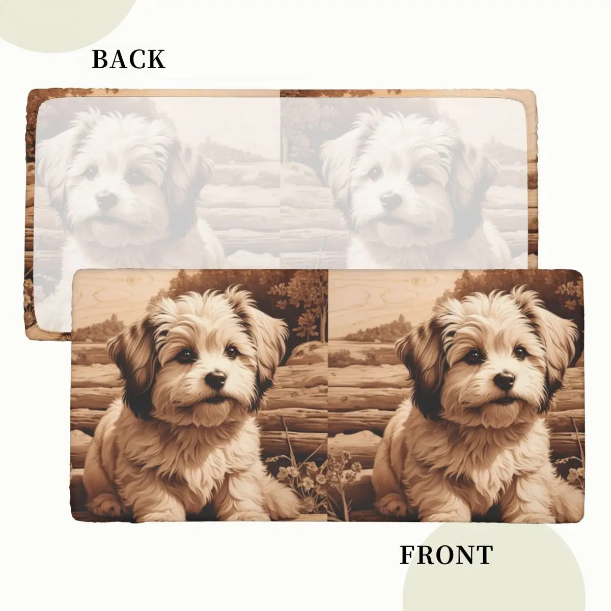 Havanese The Joyful Spirit Of Wood Custom Rectangular Tablecloth Oilproof Table Cover for Festival Party Decorations Table Cloth