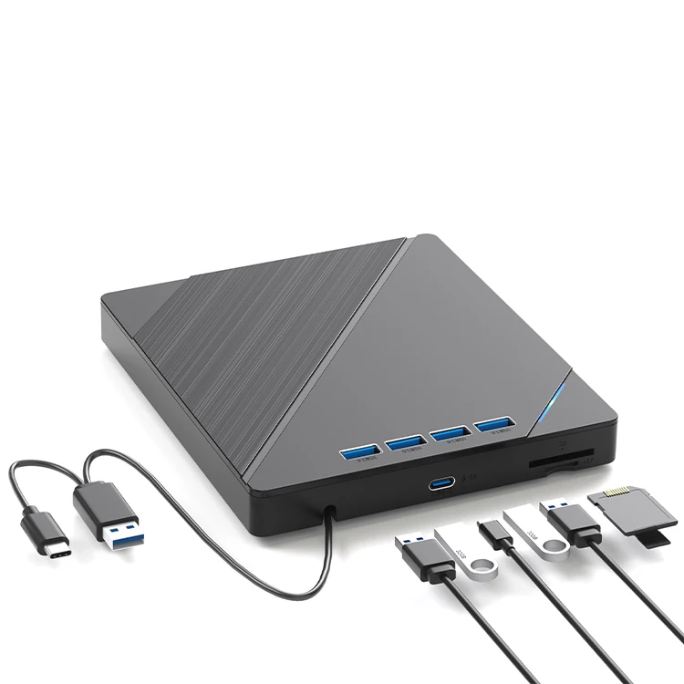 

Multifunctional Extended External Optical Drive DVD RW 7 in 1 USB3.0 4MB Cache SD TF Interface Burner