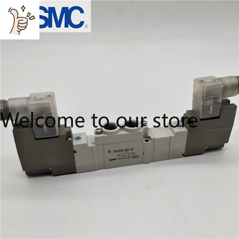 SMC Original SY5320-5MZE-C4 Five-way Solenoid Valve, Direct Pipe Distribution Type, Sales