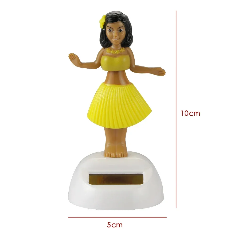 Figura oscillante auto divertente hawaiana Hula Girl – figura solare cruscotto ornamento solare danza hawaiana ragazza giocattolo auto Hula-Girl Solar