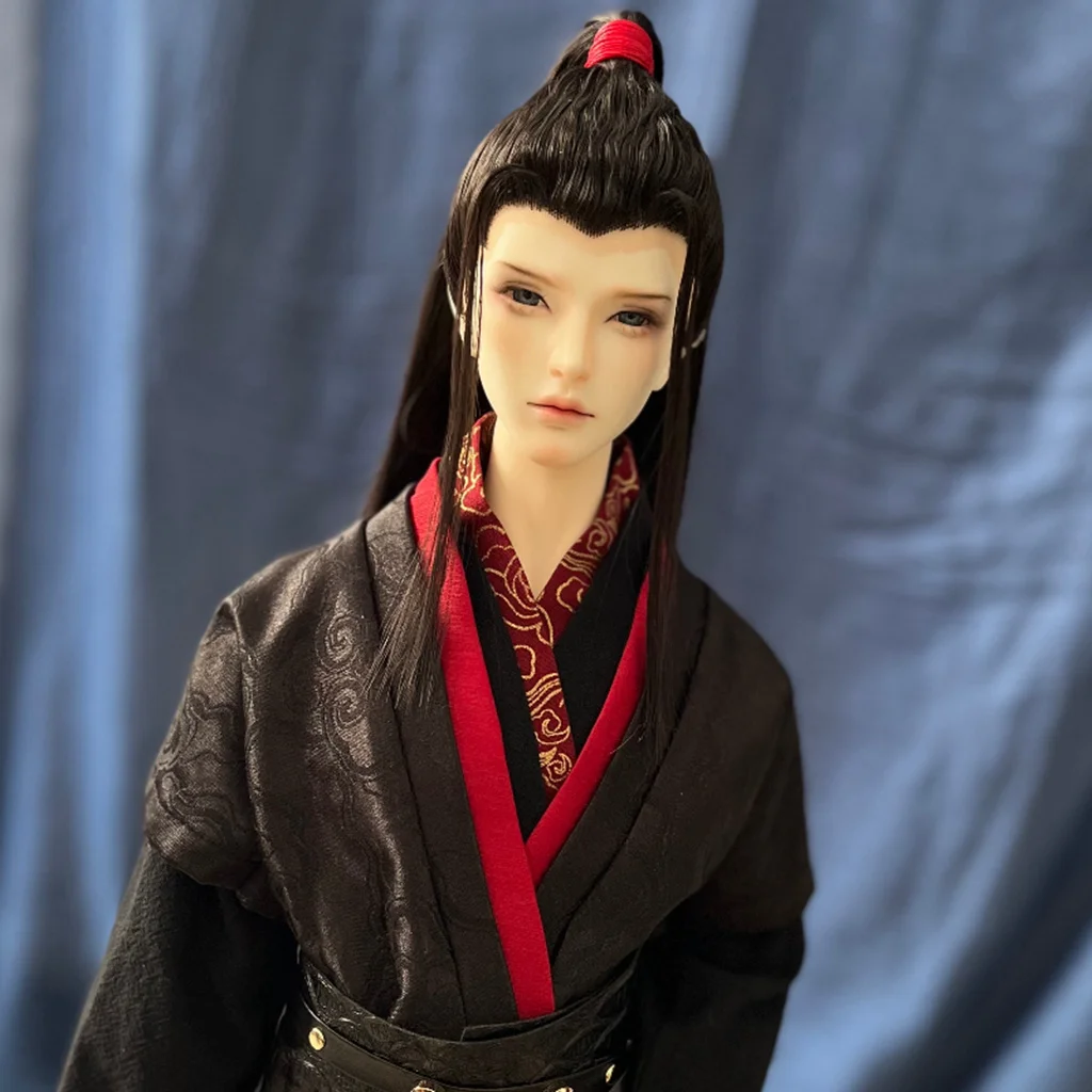 Perruque de samouraï BJD à échelle 1/3, costume de prairie Hanfu vintage, cheveux longs pour SD13, grande fille SSDF ID72, accessoires UnmunButter A1215