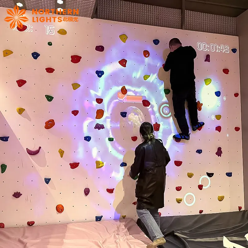 Climbing Hologram Equipment Interactive Holographic 3d Display Projector Wall Interactive Games Sport Climbing