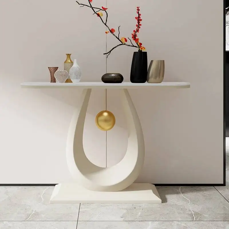 

Marble Metal Modern Console Table Midcentry Nordic Luxury Console Table Hallway Entrance Consolle Ingresso Living Room Furniture