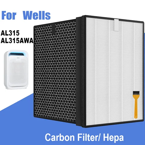 High Quality Replacement Deodorization and HEPA Filter for Wells Air Purifier AL315 AL315AWA
