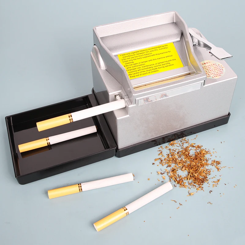 Automatic Electric Cigarette Rolling Machine, Fast Tobacco Injector, Make Roller Pipe Smoking, 6.5mm, 8mm Tube