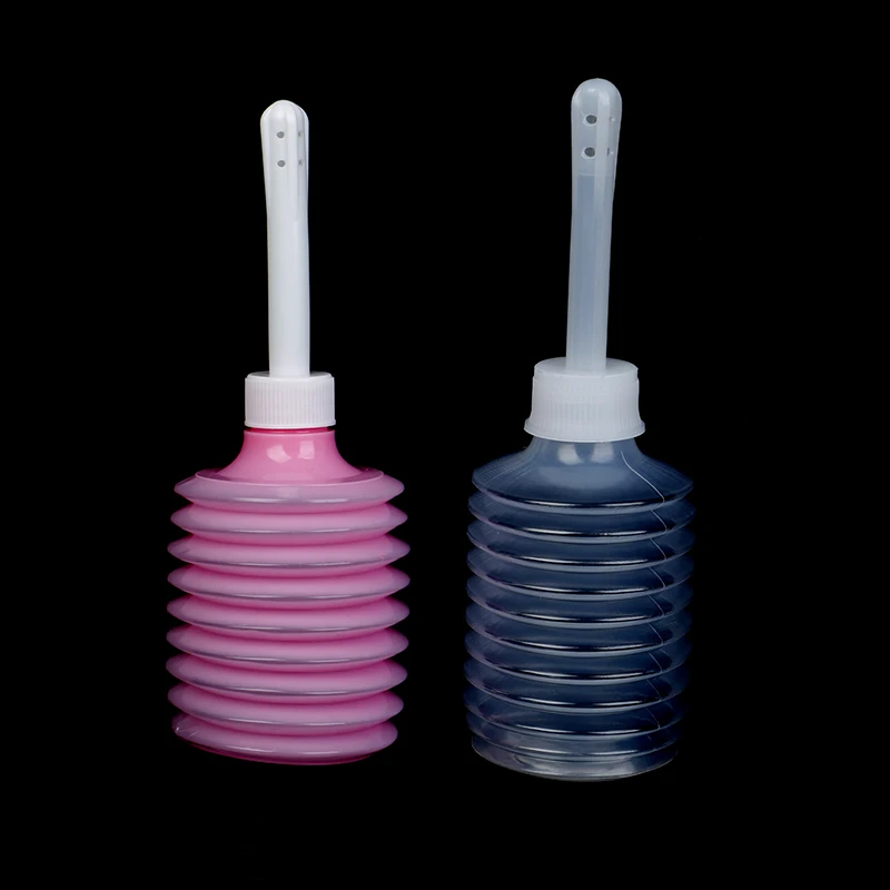 200ML 8 Holes Disposable Vaginal Anal Douche Retractable Wash Cleaning Anus Clean