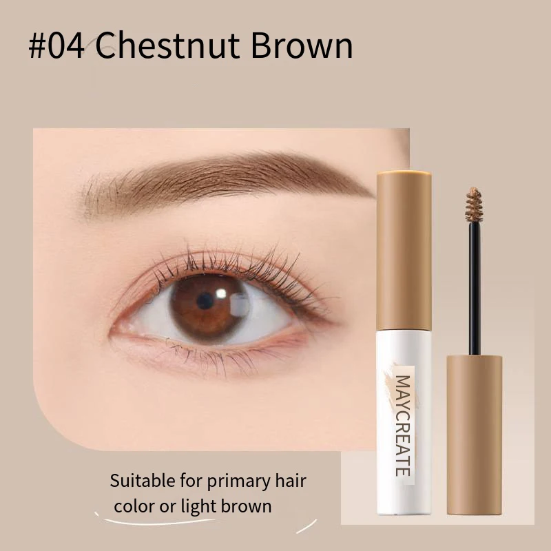 ครีมเขียนคิ้วพร้อมแปรงกันน้ํา Long Lasting Fast Tinting Easy Dye Natural Enhancers Brow Tattoo Tint แต่งหน้าเครื่องสําอาง