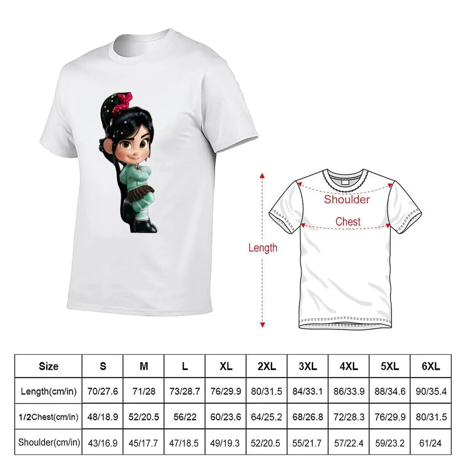 Vanellope von Schweetz T-shirt cute tops blanks mens vintage t shirts