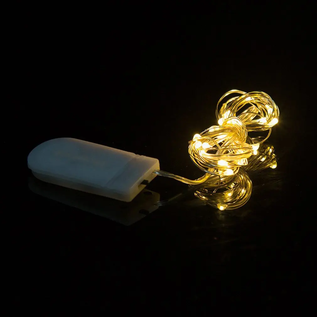 2m filo di rame LED String Light luce calda illuminazione natalizia ghirlanda di fata per albero di natale lampada per la decorazione della festa nuziale
