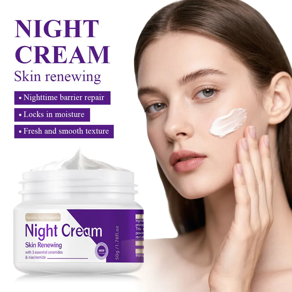 50g Nourishing Night Cream Long-Lasting Moisturizing, Firming Skin, Light & Non-Greasy, Easy To Absorb, Night Skin Care