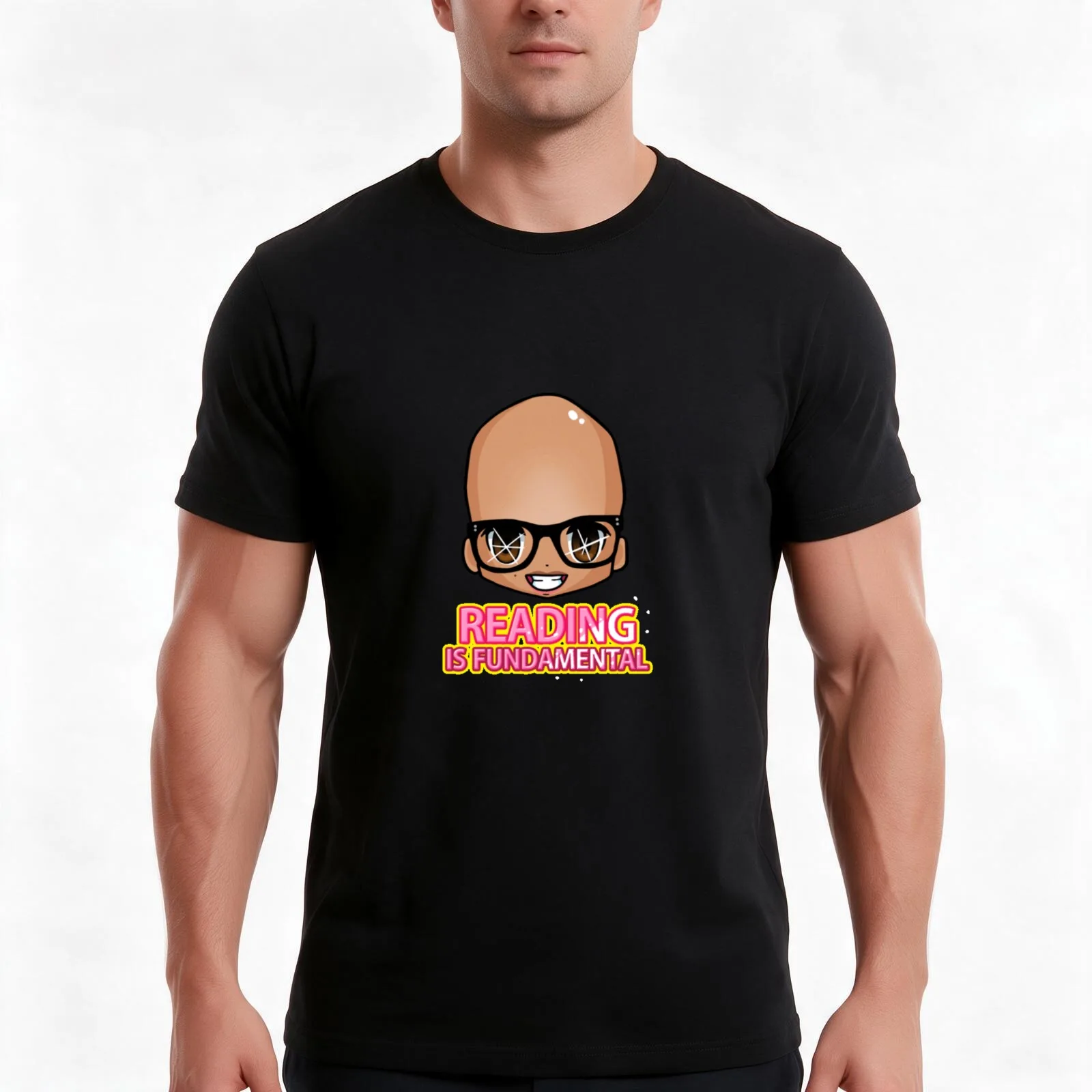 Reading is fundamental RuPauls drag race T-Shirt, Summer Casual Cotton Tee, Oversized Streetwear Tops, Vintage Graphic Print