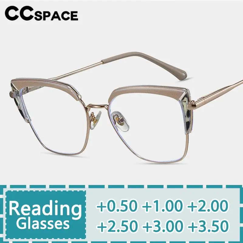 R57630 Comfortable Spring Hinge Reading Glasses Stylish TR90 Optical Presbyopia Eyeglasses Diopter +50+100+150+200+250+300+350