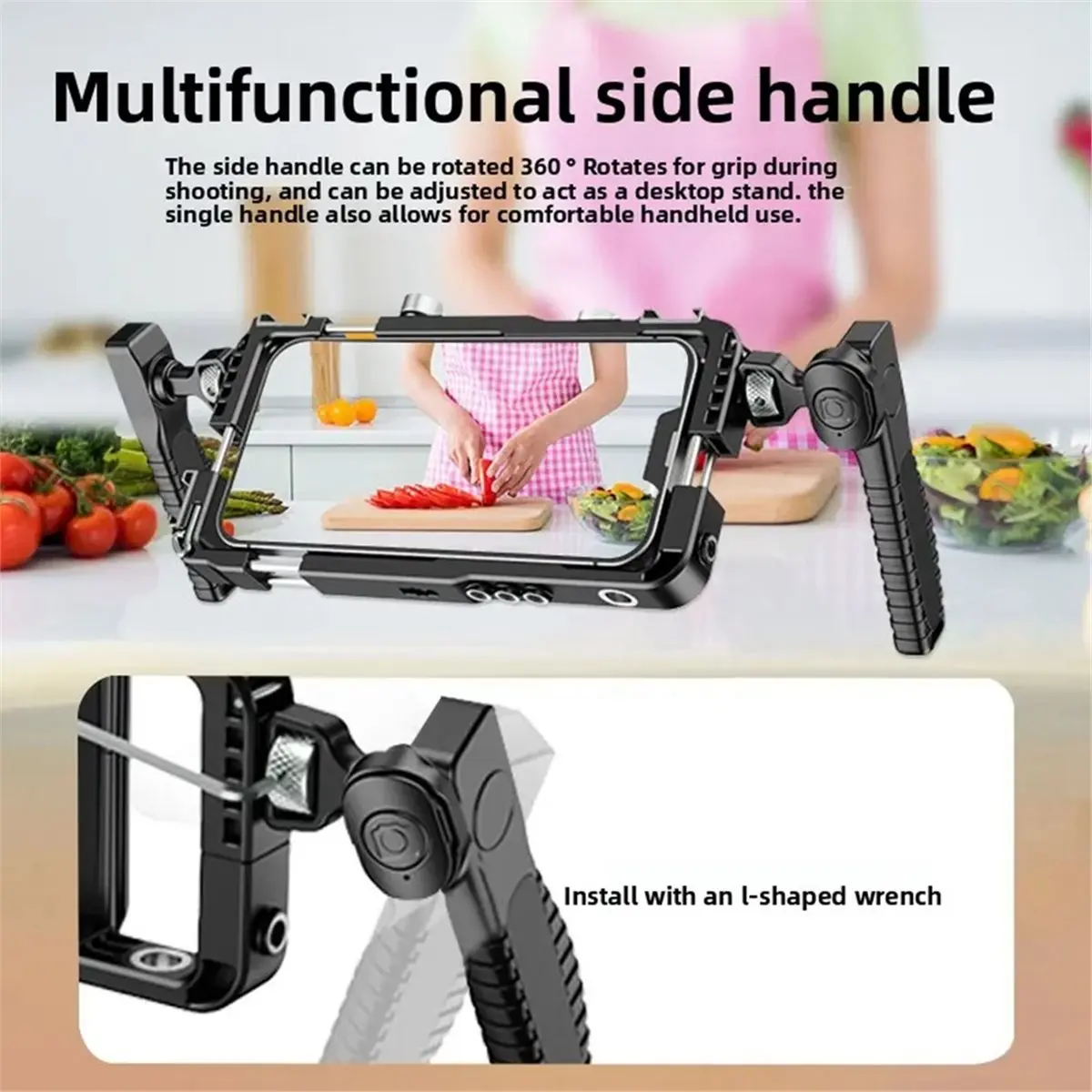 Mobile Phone Cage Plastic Photography Expansion Bracket Universal Outdoor Live Broadcast Handheld Stabilizer