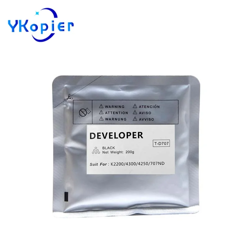 

D707 Оригинальный черный порошок разработчика Repack 200 г для разработчика HP K2200 4300 4250 M436 433 439 256 437 257a