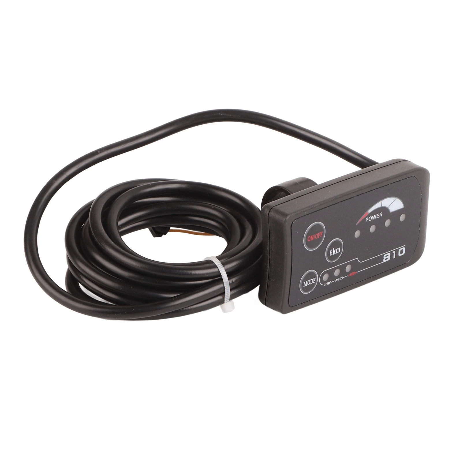 Electric Bicycle Control Panel: 5-Wire Cable with LCD Screen for High-Clarity Riding Data and Automatic Power Saving - Durable