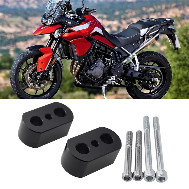 

Для Triumph Tiger 900 GT Pro Rally Pro Tiger 900 2020, адаптер для крепления руля мотоцикла, черные аксессуары