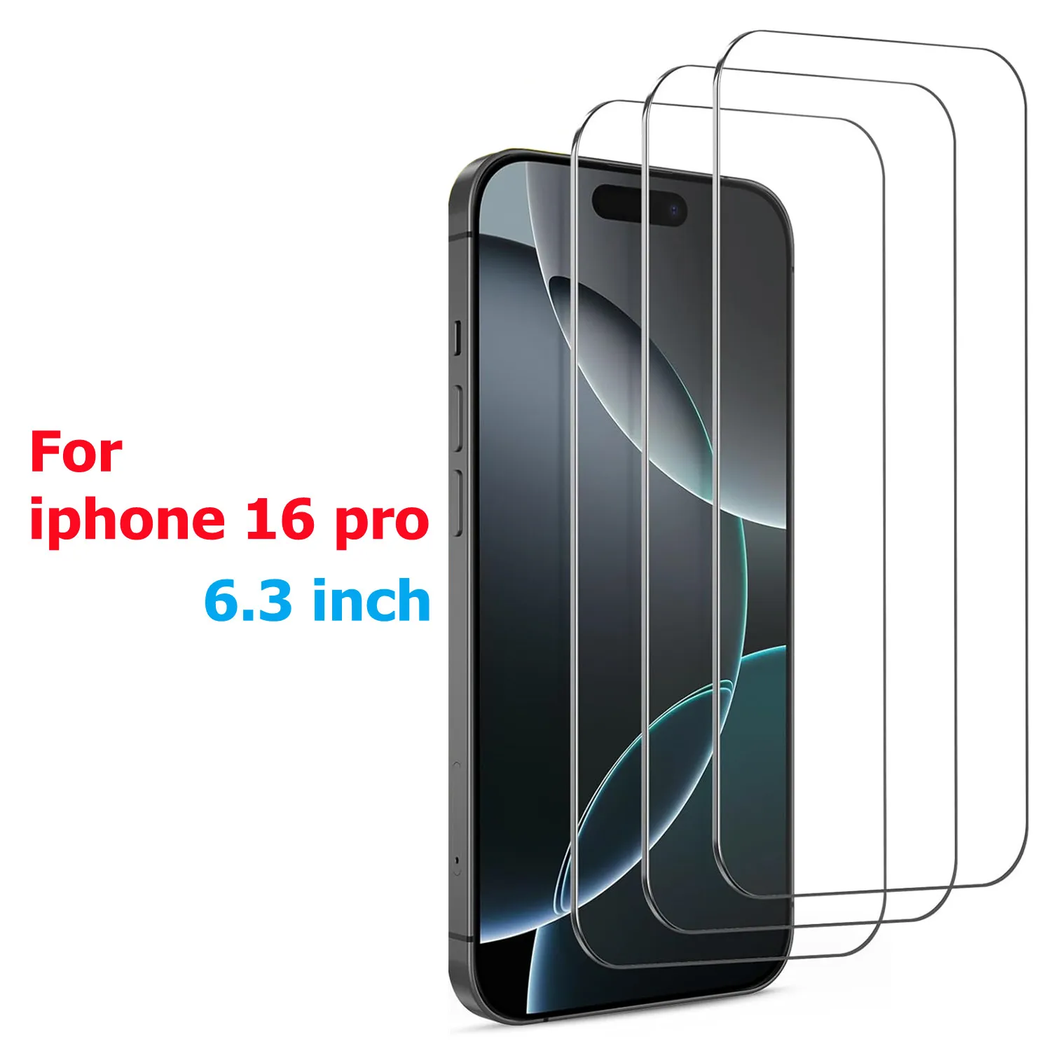 

For iphone 16 pro tempered glass high-definition anti drop screen protector