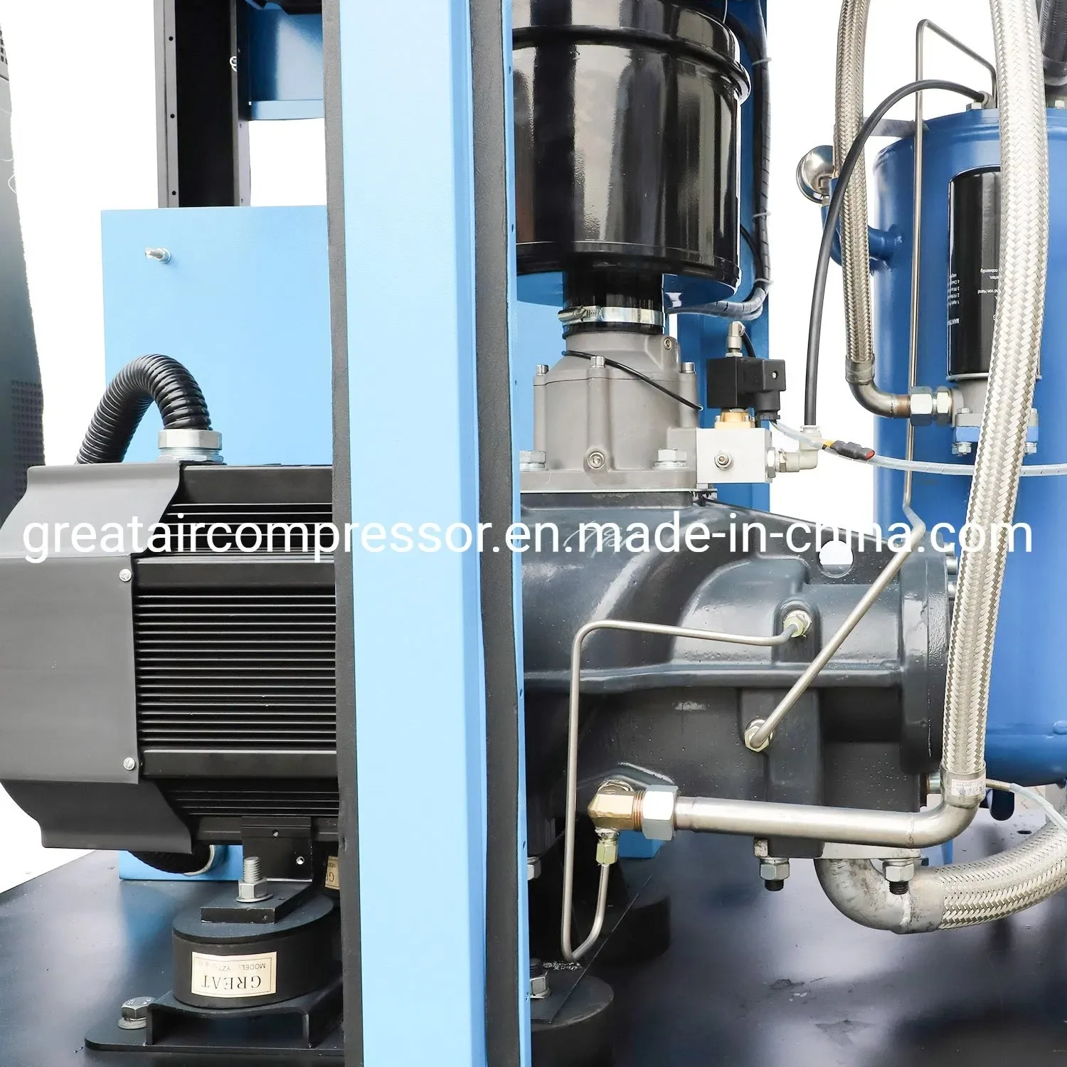 Great 355kw 475HP 8bar 116psi 66.2m3 /Min 2339cfm (Permanent magnet Variable Speed Driven) Pmvsd Inverter Rotary Screw Air Compr