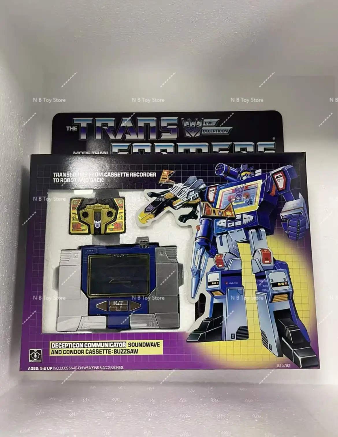 

In stock G1 Sound Wave Ko Version with Thunderbolt Bird Tape Collection Toys