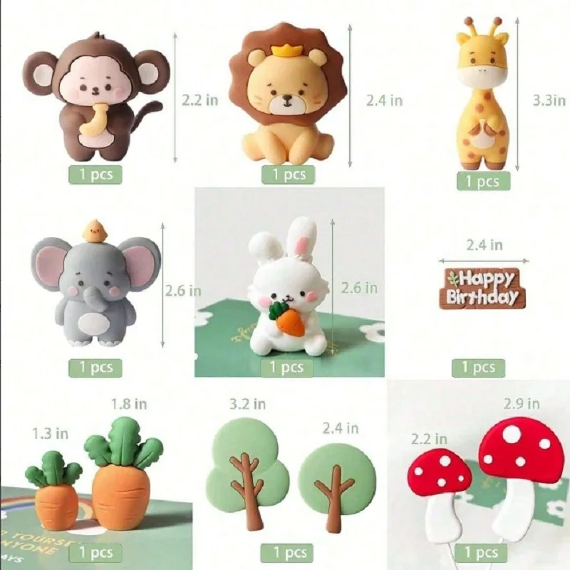 Safari Dschungel Baby Dusche Kuchen Dekoration Safari Tiere Kuchen Dekoration Wild One Kuchen Dekoration Zwei Wild Kuchen Topper