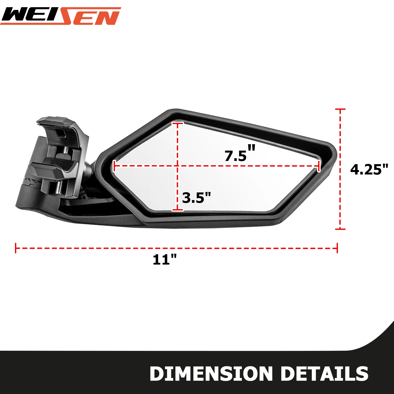 For Polaris RZR 570 800 900 1000 Can-Am Commander Maverick Honda Pioneer CFMOTO 1.5\