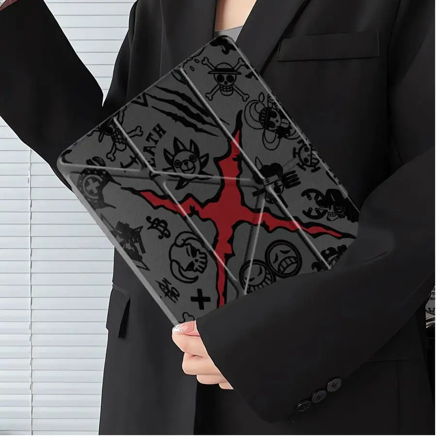 With Pen Slot Cover Tablet Case For Samsung For Galaxy Tab S7 FE S8 S9 FE A11 Plus S7+ S8+ 12.4 inch S10 S9+ S6 Lite 10.4 inch