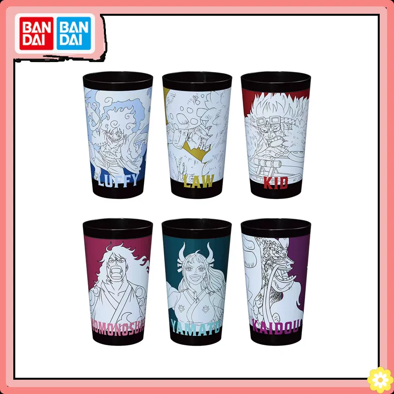 

Bandai ONE PIECE New Dawn Series Ichiban Kuji Plastic Water Cup LUFFY LAW KID KAIDOU YAMATO Souvenir Official Authentic