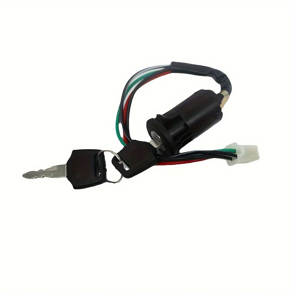 Universal Motorcycle Ignition Switch with Key for ATV 50-250cc, Off-road Motorcycles, Room Electrical Hard Wiring, Operating Vol image 6