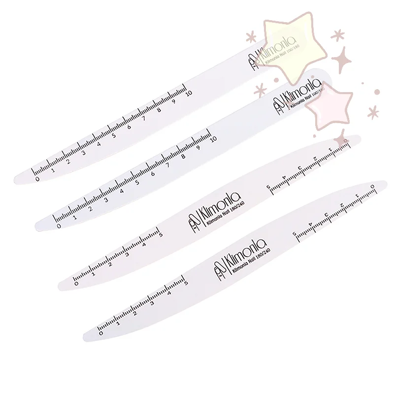 5 peças lixa de unha de lixa de madeira 100/180 180/240 ferramentas profissionais de folhas de salgueiro