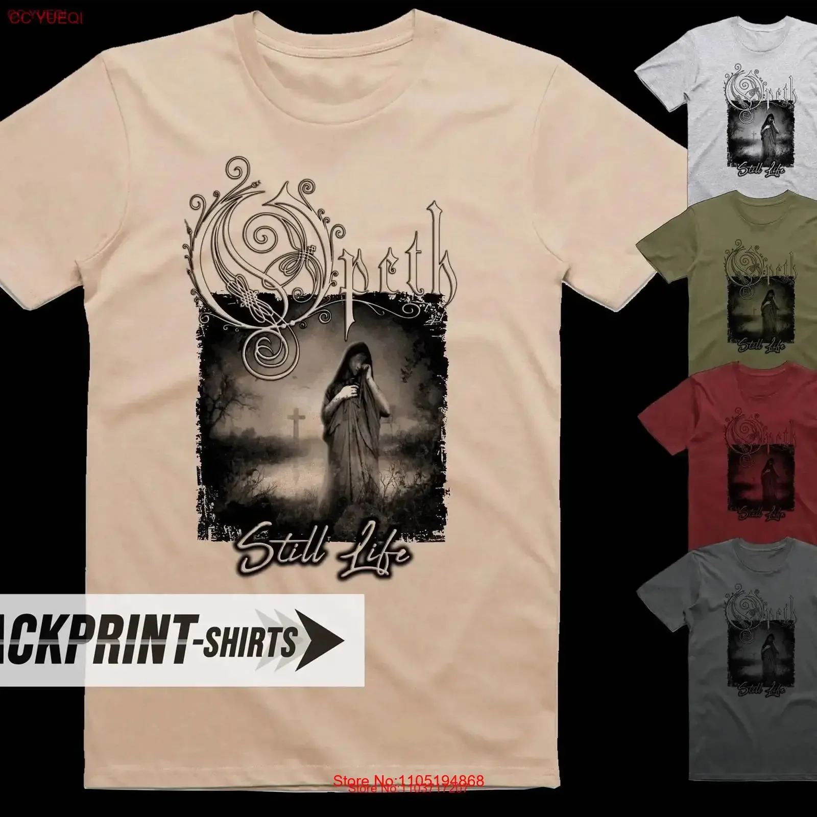 Opeth Still Life T Shirt cotton Men's all sizes S 5XL 18 colors band poster album cover vintage Washed Soft Breathable fashion