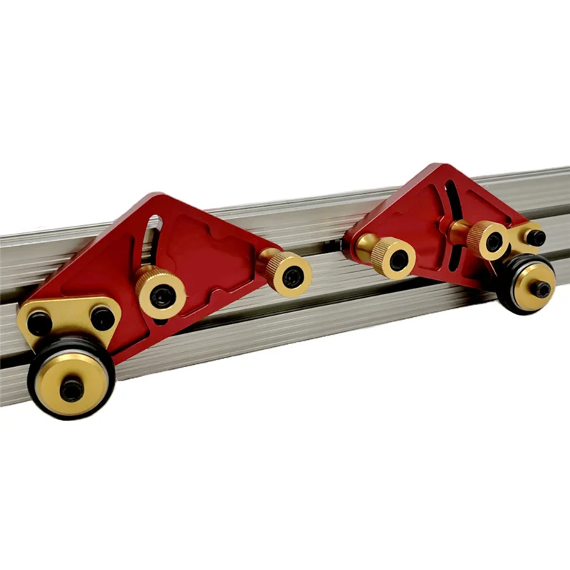 

AT48-Bearing Roller Feeder, Upgraded Aluminum Alloy Feather Loc Board, Table Saw Feeding Safety Propelling Tool Easy Install