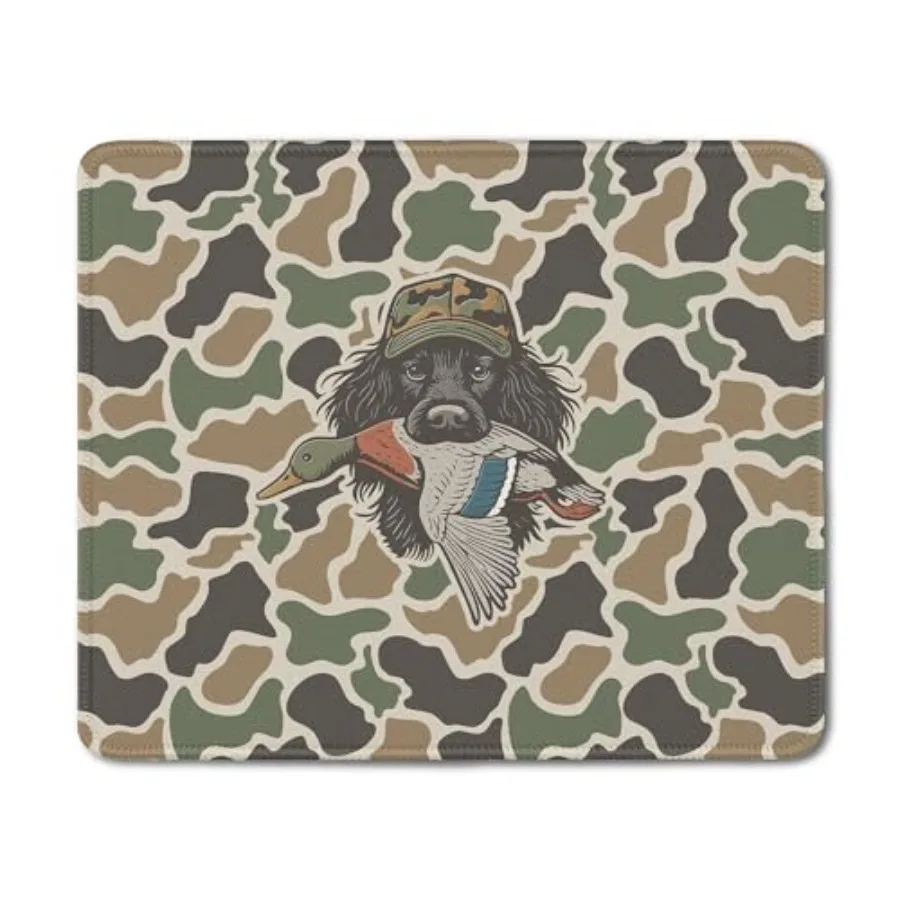 Labrador Retriever Mallard Duck Camo Mouse Pad, Duck Hunting Accessories Mouse Pads Mousepad for Desk Home Office Dorm Computer