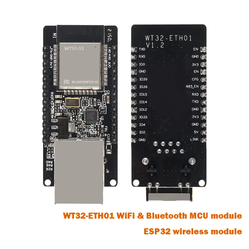 WT32-ETH01 Embedded Serial Port Networking Ethernet WIFI Combo Gateway MCU ESP32 Wireless Module WT32 ETH01