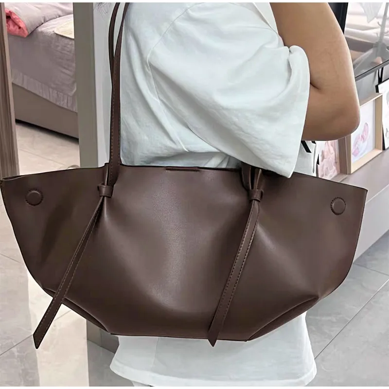 

Роскошная женская большая сумка, классическая магнитная застежка, сумка в форме крыла, мягкая плиссированная сумка на плечо, со съемной сумкой для хранения